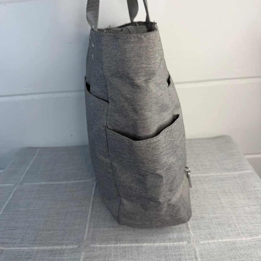Baggallini Carryall Daily Tote Gray Travel‎ Bag